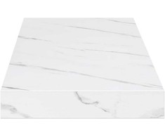 Sieninė lentyna Sieninis Balti marmuro 90 x 23,5 x 3,8 cm