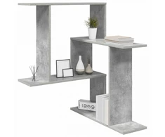 Sieninė lentyna Betono pilka 67 x 67 x 87 cm Apdirbta mediena