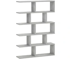 Sieninė lentyna Betono pilka 70 x 17 x 101 cm Apdirbta mediena