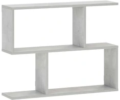Sieninė lentyna Betono pilka 72 x 17 x 55.5 cm Apdirbta mediena
