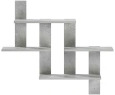 Sieninė lentyna Betono pilka 85 x 13,5 x 73,5 cm
