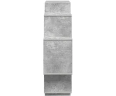 Sieninė lentyna Betono pilka 90 x 25 x 90 cm Apdirbta mediena