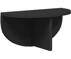 Sieninė lentyna Juoda 38 x 19 x 19 cm Apdirbta mediena