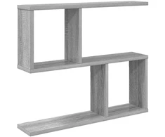 Sieninė lentyna Pilka Sonoma 60 x 12 x 50,5 cm Apdirbta mediena