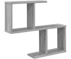 Sieninė lentyna Pilka Sonoma 60 x 12 x 50,5 cm Apdirbta mediena