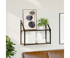 Sieninė lentyna Sena mediena 60 x 21 x 51 cm Apdirbta mediena