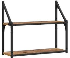 Sieninė lentyna Sena mediena 60 x 21 x 51 cm Apdirbta mediena