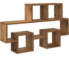 Sieninė lentyna Sena mediena 82 x 15 x 51 cm Apdirbta mediena