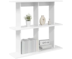 Sieninė lentyna Sieninis Balta 80 x 20 x 75 cm Apdirbta mediena