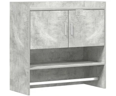 Sieninė lentyna Sieninis Betono pilka 80 x 36 x 80 cm