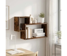 Sieninė lentyna Sieninis Dūminio ąžuolo 55 x 15 x 35 cm