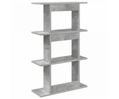 Sieninė lentyna Sieninis Betono pilka 56 x 20 x 90 cm