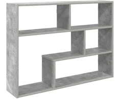 Sieninė lentyna Sieninis Pilka 95 x 20 x 69,5 cm