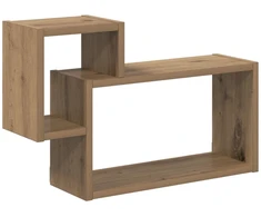 Sieninė lentyna Sieninis Ruda 55 x 15 x 35 cm Apdirbta mediena