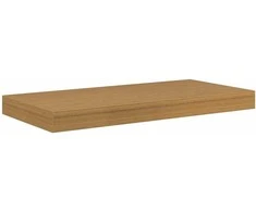 Sieninė lentyna Smėlio 50 x 23 x 4 cm Apdirbta mediena