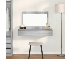 Makiažo stalas Pilka 100 x 40 x 70 cm Apdirbta mediena