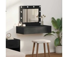 Makiažo stalas Juoda 83 x 40 x 70 cm Apdirbta mediena