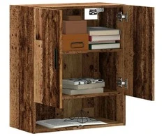 Sieninė Spinta Old Wood 60x31x70 cm Inžinierinė mediena