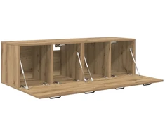 Sieninė spintelė 2 vnt. 120 x 36,5 x 35 cm Apdirbta mediena