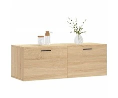 Sieninė spintelė, ąžuolo, 100x36,5x35cm, apdirbta mediena