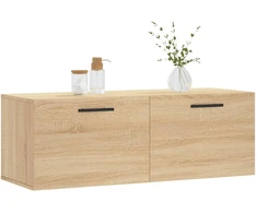 Sieninė spintelė, ąžuolo, 100x36,5x35cm, apdirbta mediena