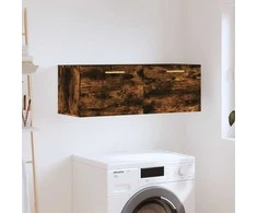 Sieninė spintelė, dūminio ąžuolo, 100x36,5x35cm, mediena