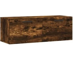 Sieninė spintelė, dūminio ąžuolo, 100x36,5x35cm, mediena