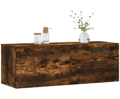 Sieninė spintelė, dūminio ąžuolo, 100x36,5x35cm, mediena