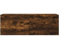 Sieninė spintelė, dūminio ąžuolo, 100x36,5x35cm, mediena