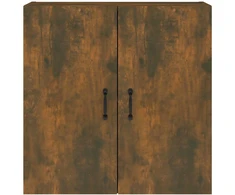 Sieninė spintelė, dūminio ąžuolo, 60x31x60cm, apdirbta mediena