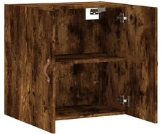 Sieninė spintelė, dūminio ąžuolo, 60x31x60cm, mediena