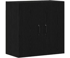 Sieninė spintelė, juodo ąžuolo spalvos, 60x31x60 cm, inžinerinė mediena