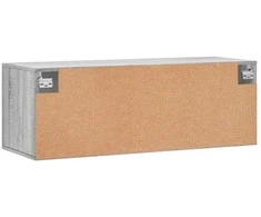 Sieninė spintelė, pilka ąžuolo, 100x36,5x35cm, apdirbta mediena