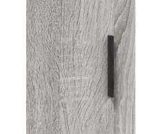 Sieninė spintelė, pilka ąžuolo, 60x31x70cm, apdirbta mediena