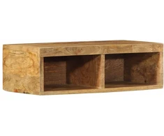 Sieninė televizoriaus spintelė, 60x30x19cm, mango mediena