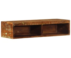 Sieninė televizoriaus spintelė, 80x30x19cm, perdirbta mediena