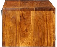 Sieninė TV spintelė Daugiaspalvė 100x30x22 Akacijos masyvo