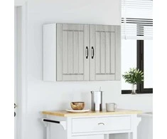 Sieninė virtuvės spinta "Lucca" Pilka Sonoma Engineered Wood