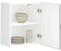 Sieninė virtuvės spinta "Lucca" Pilka Sonoma Engineered Wood