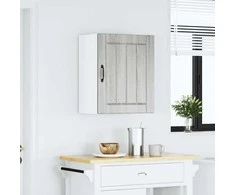 Sieninė virtuvės spinta "Lucca" Pilka Sonoma Engineered Wood