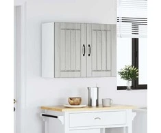 Sieninė virtuvės spinta "Lucca" Pilka Sonoma Engineered Wood