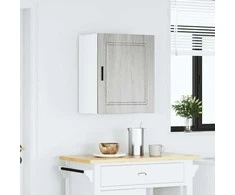 Sieninė virtuvės spinta "Porto" Pilka Sonoma Engineered Wood