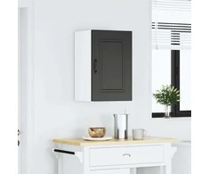 Sieninė virtuvės spintelė, Kalmar, juoda, apdirbta mediena