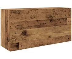 Sieninė vonios kambario spintelė, medienos, 80x25x40cm, mediena