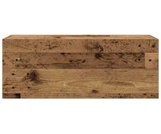 Sieninė vonios kambario spintelė, medienos, 80x25x30cm, mediena