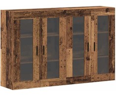 Sieniniai spintelės 2 vnt. Sena mediena 69,5 x 34 x 90 cm