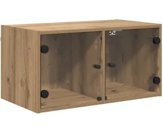 Sieniniai baldai 2 pcs Amatininkų ąžuolas 68 x 37 x 35 cm