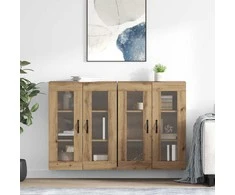 Sieniniai baldai 2 pcs Amatininkų ąžuolas 69,5 x 34 x 90 cm