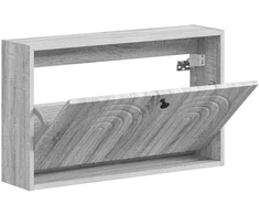 Sieninis batų kabinetas ALKMAAR 71 x 17 x 43 cm Pilka Sonoma