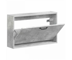 Sieninis batų kabinetas HAARLEM 71 x 17 x 43 cm Betono pilka